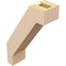 Ekena Millwork 3-inch W x 8-inch D x 12-inch H Burlington Rough Cedar Woodgrain TimberThane Knee Brace, Primed BRCUR03X08X12BURRCPR - alternate 3